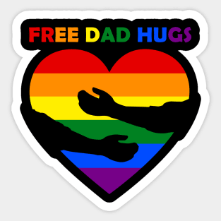 Free Dad Hugs Sticker